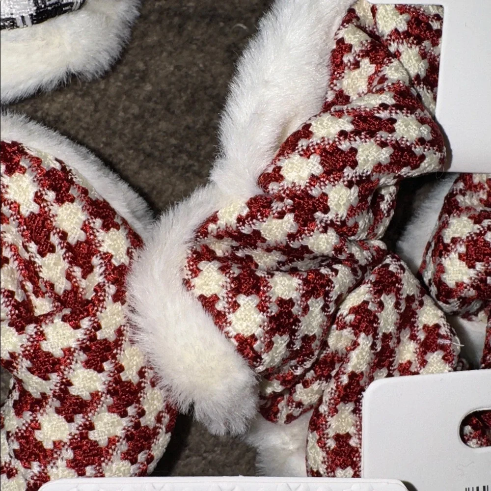 Stylish‎ Houndstooth and Plaid Hair Scrunchies